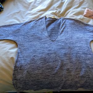 Wilfred top grey, loose fit